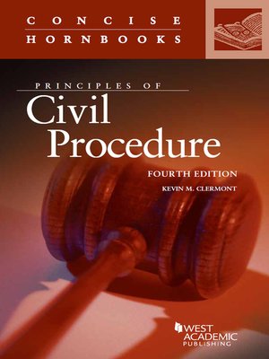 cover image of Principles of Civil Procedure